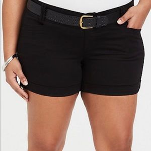 Torrid black shorts